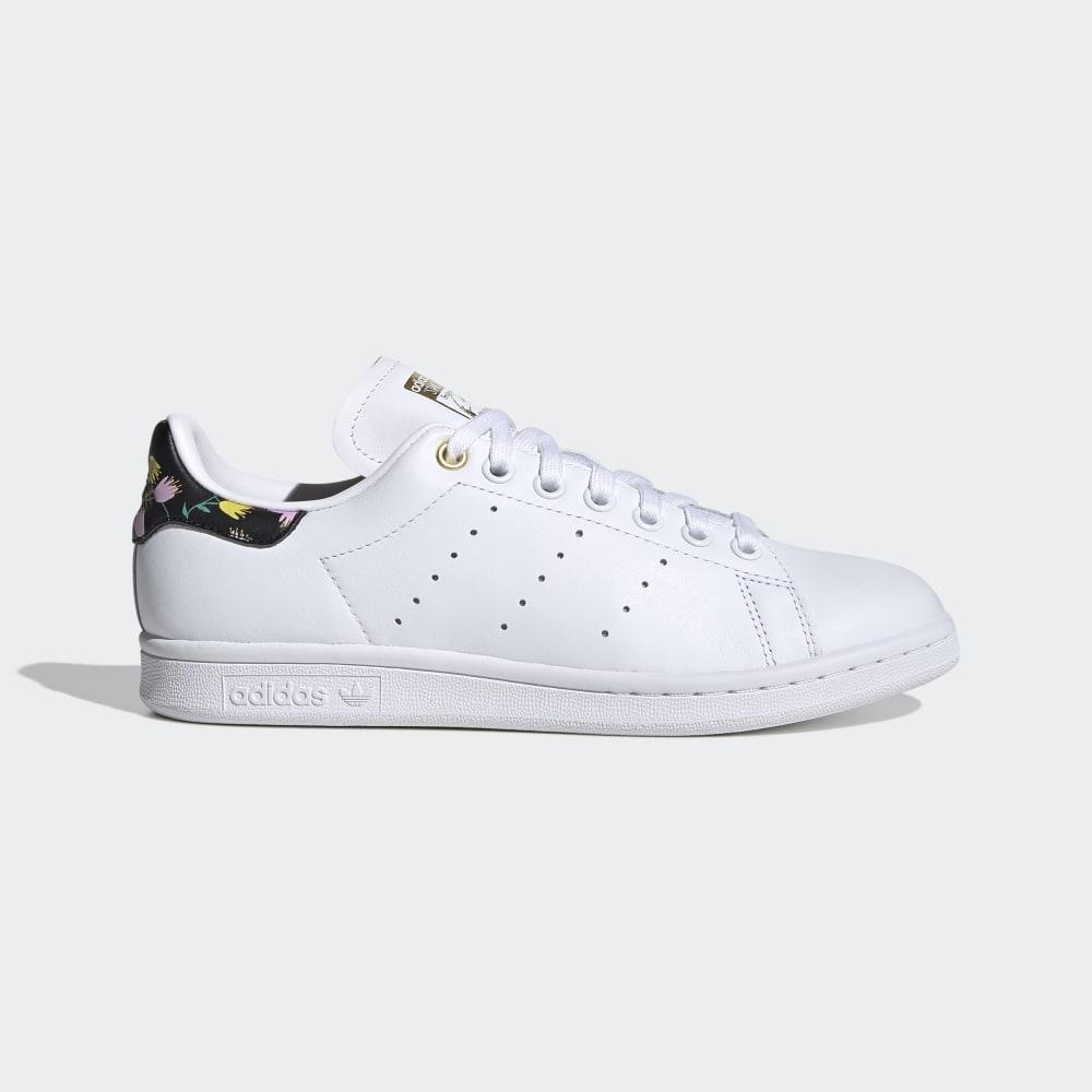 Originals Adidas Stan Smith Dama Romania - Albi/Negrii/Aurii Metal EH2037
